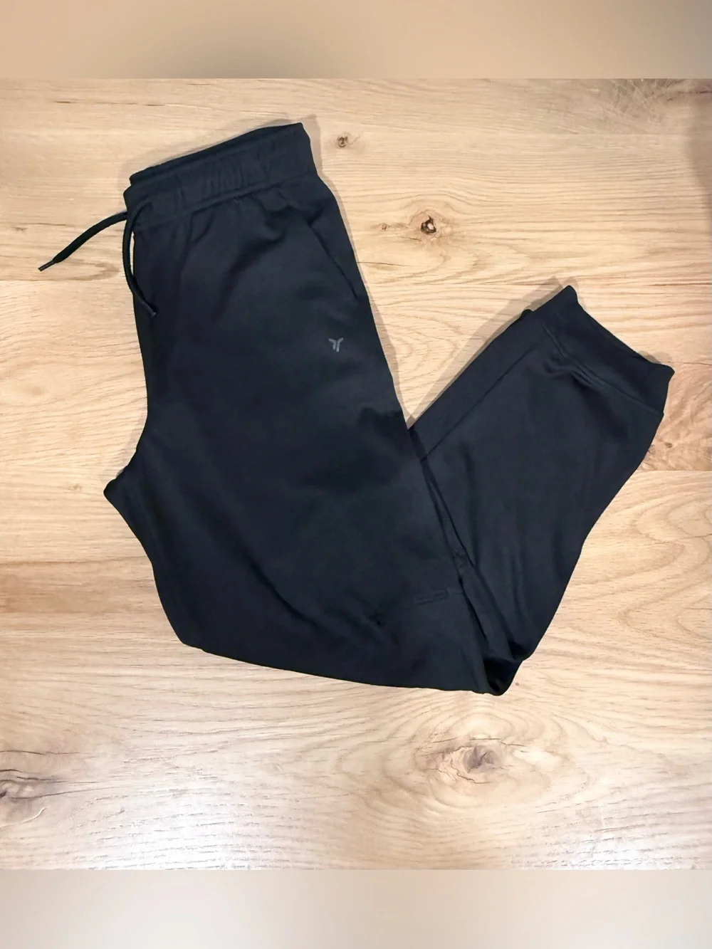 Boys Old Navy Black Athletic Go Dry Cool Jogger Pants-Size Large